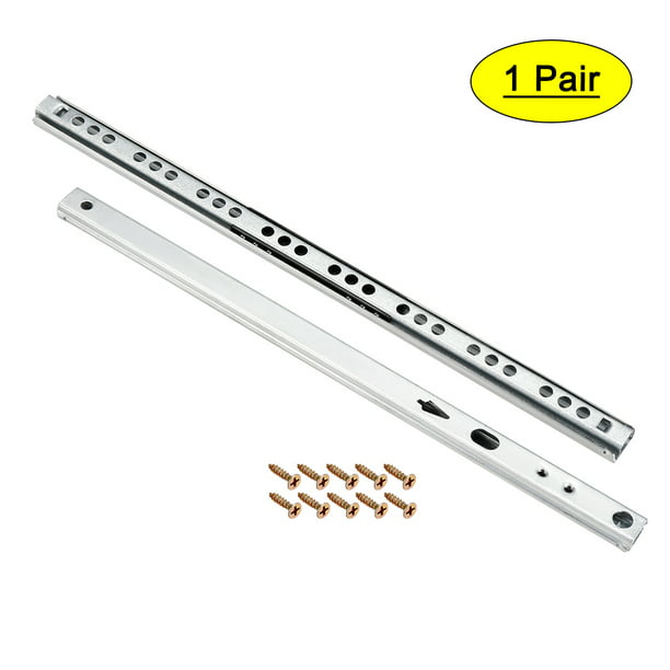 5 Pairs Ball bearing drawer runners groove slides H-17mm 11/16" L-406mm 16"